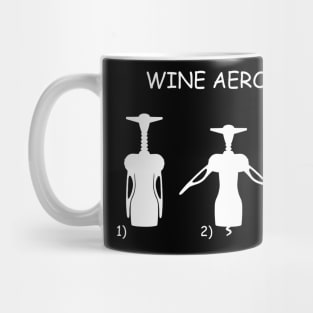 Wine Aerobics Dark Mug